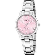 OROLOGIO ACCIAIO CON QUADRANTE ROSA