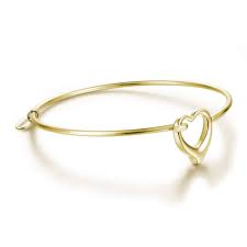 BRACCIALE BASE RIGIDA CHIUSURA CUORE