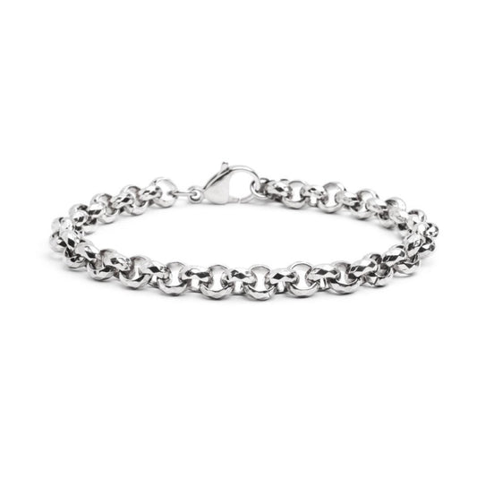 Bracciale catena diamantata rolò