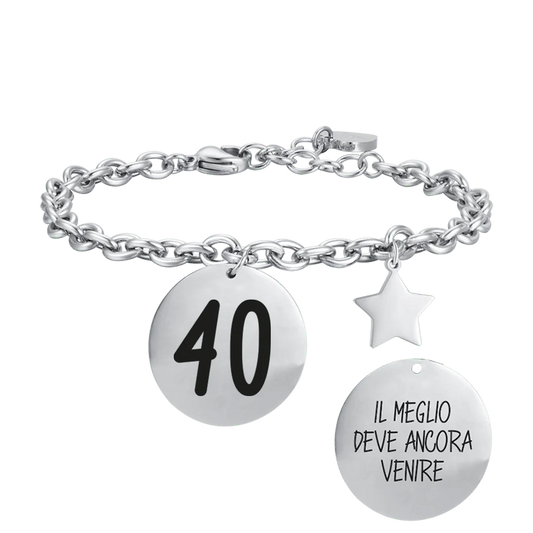 BRACCIALE DONNA IN ACCIAIO 40 IL MEGLIO DEVE ANCORA VENIRE
