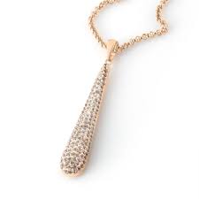 COLLANA GOCCIA BASE ROSA STROILI