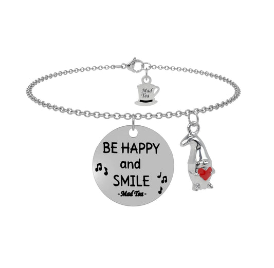Bracciale “Be happy and smile”