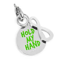 Charm hold my hand e infinito BIANCO