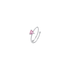 ANELLO BIMBA CRISTALLO ROSA
