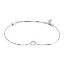 Bracciale con nodo catena snake BIANCO