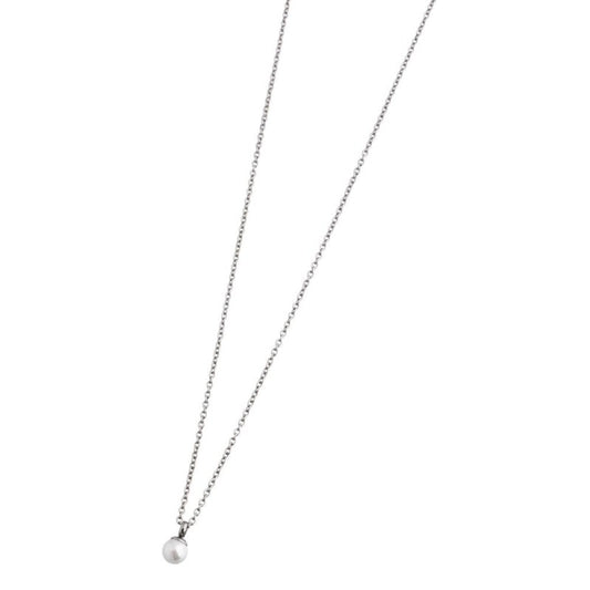 Collana con perla 4mm