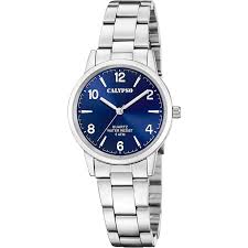 OROLOGIO ACCIAIO CON QUADRANTE BLU