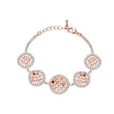 BRACCIALE A CERCHIO ROSATA