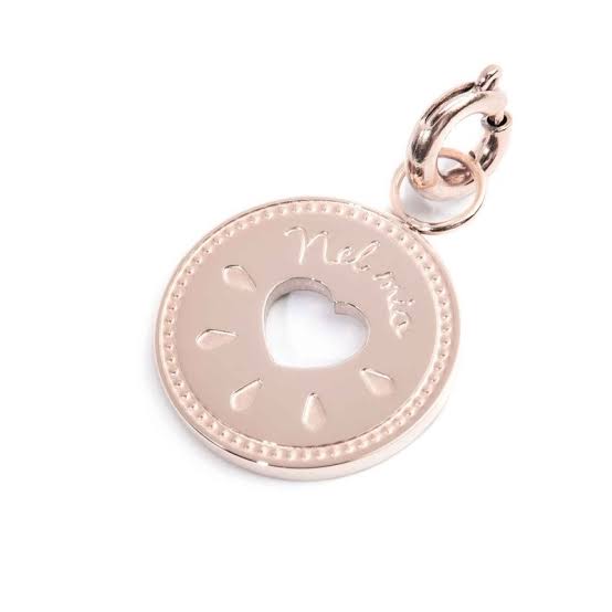 CHARM GRAZIE DI CUORE ROSE'