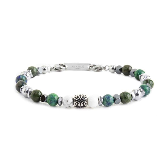 BRACCIALE sfere sfumato verde e blu