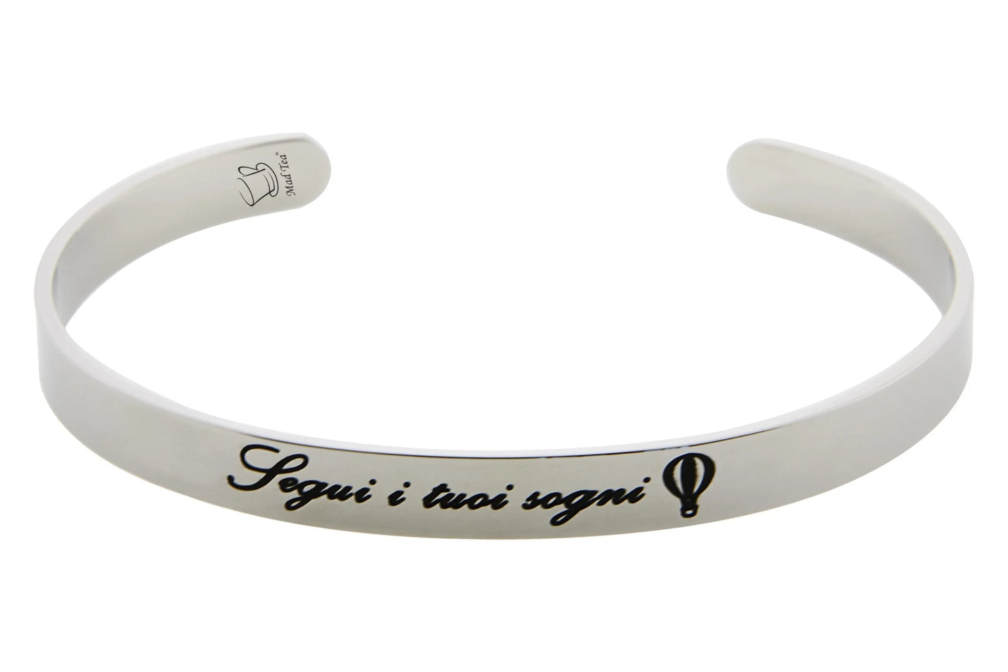 Bracciale rigido “Segui i tuoi sogni”