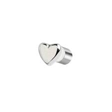 Orecchino a lobo cuore BIANCO