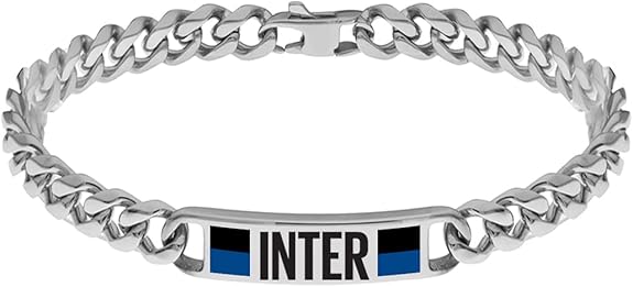 BRACCIALE INTER CON CATENA GRUMETTA