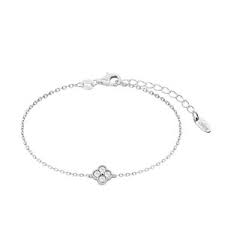 BRACCIALE TRENDY CRISTALLI BIANCHI