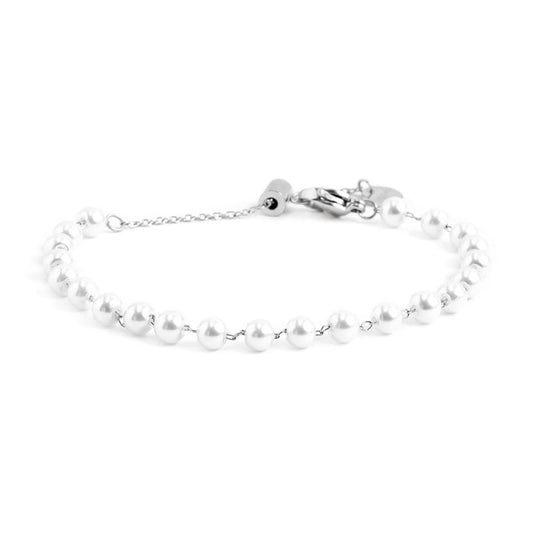 Bracciale catena con perle 3,3mm