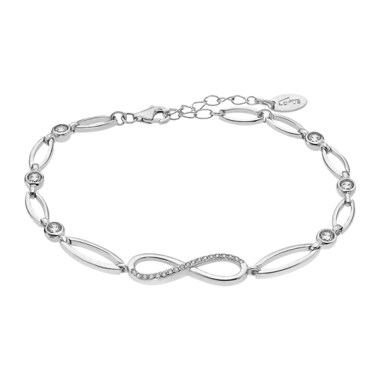 BRACCIALETTO INFINITO LOTUS SILVER