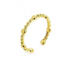 ANELLO FALANGE LAVORATO GIALLO