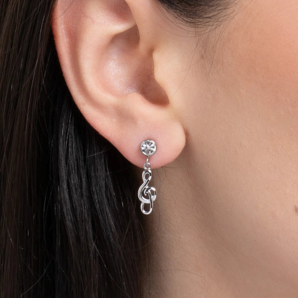 orecchini con nota musicale