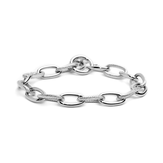 Bracciale catena maglia larga