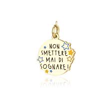 Charm “Non smettere di sognare” GIALLO