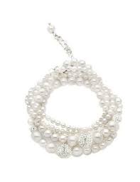 COLLANA ARGENTO PERLE CHANEL BASE BIANCA