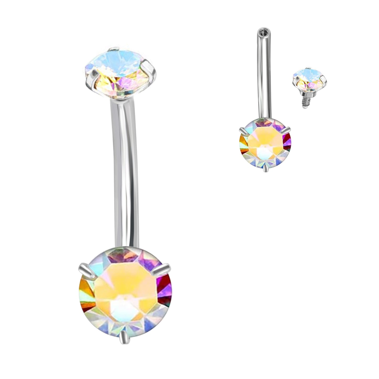 Tragus Con Cristallo Settato