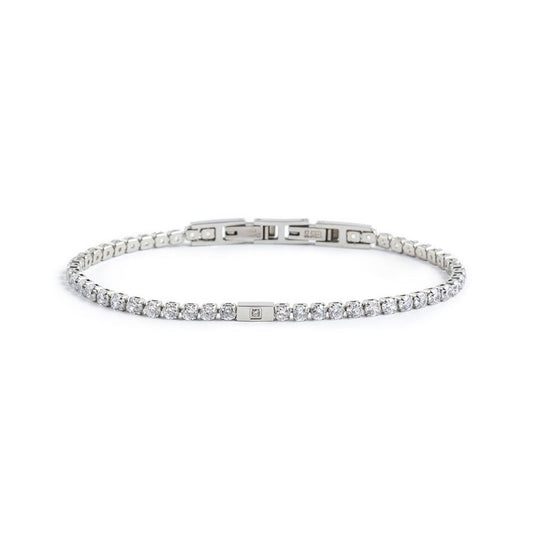 Bracciale tennis 3mm SW BIANCHI (BASE BIANCA )
