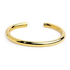 Bracciale rigido tubolare diametro 0,6cm GIALLO