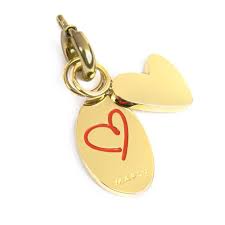 Charm you and me e cuore GIALLO