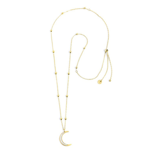 Collana luna madreperla (BASE GIALLA)