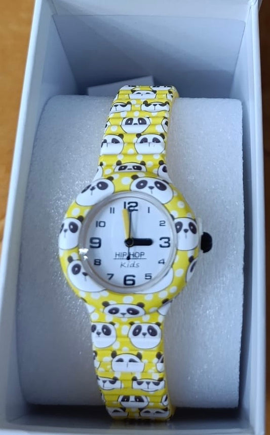 OROLOGIO ORSETTI GIALLO HIP HOP CAUCCIÙ BIMBA / O