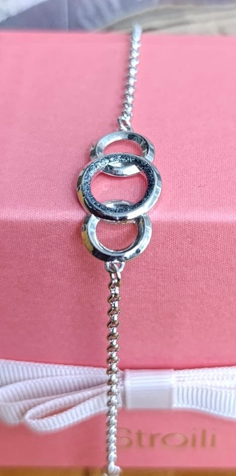 BRACCIALE CERCHI INTRECCIATI