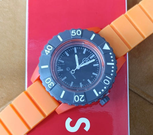 OROLOGIO SOLAR ARANCIONE UOMO