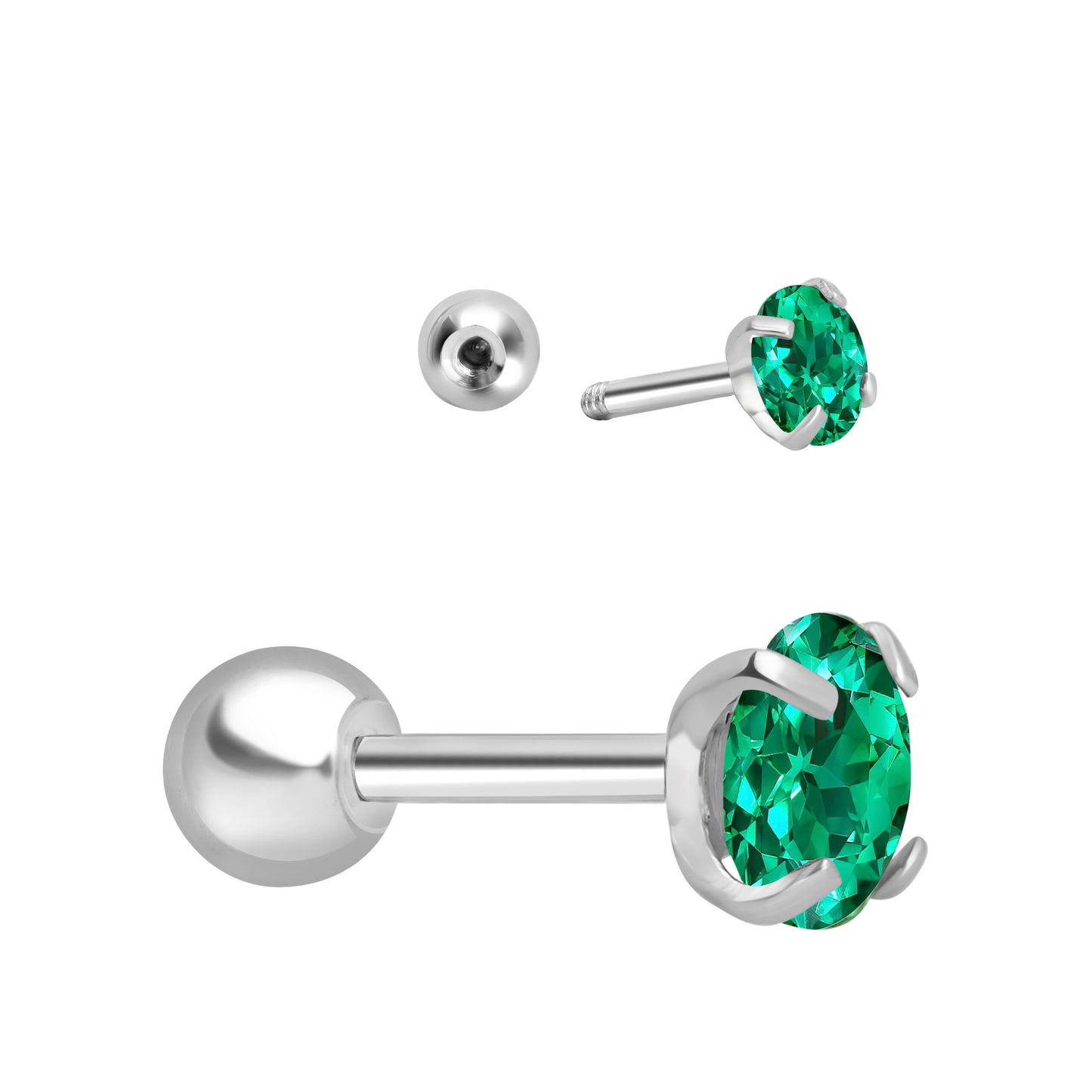 Tragus Con Cristallo Settato