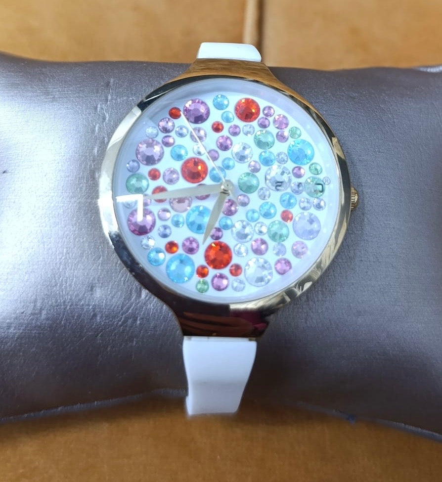 OROLOGIO DONNA PAVÉ MULTICOLORE