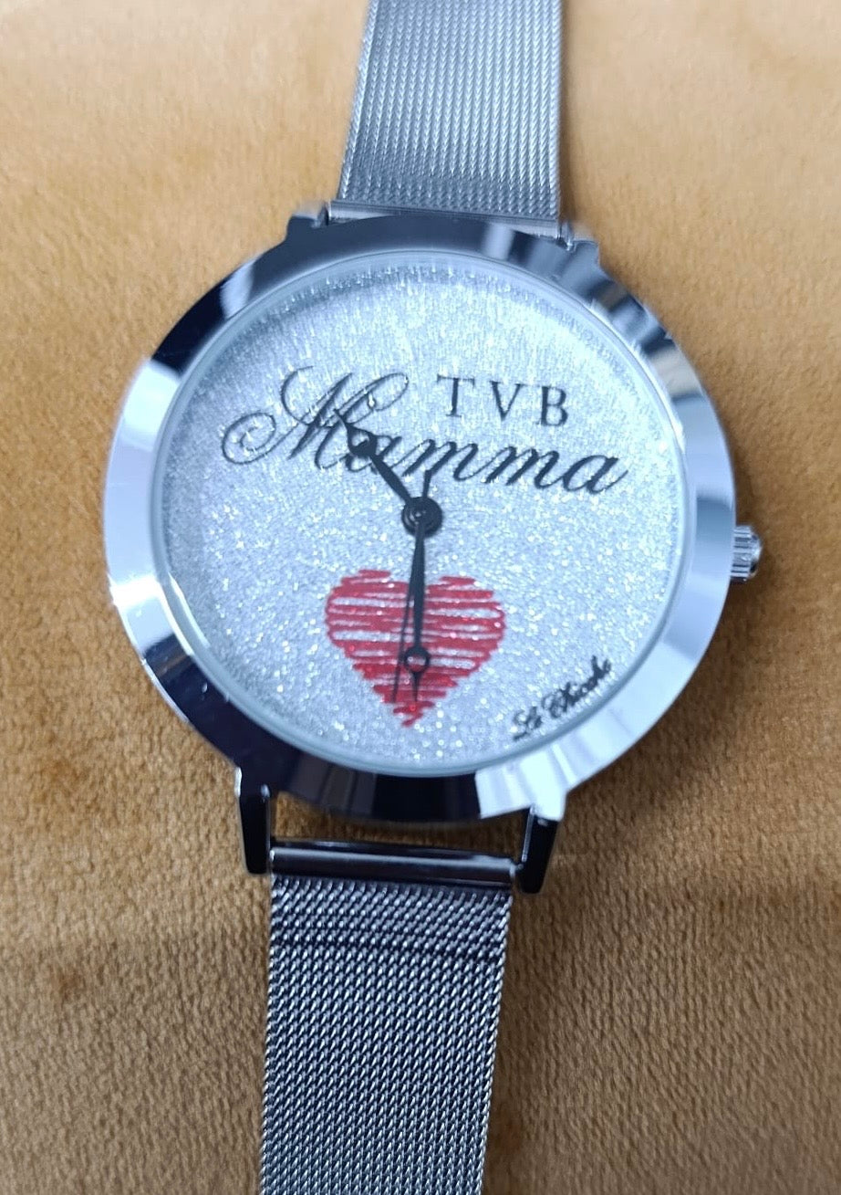 OROLOGIO DONNA MAMMA TVB ACCIAIO