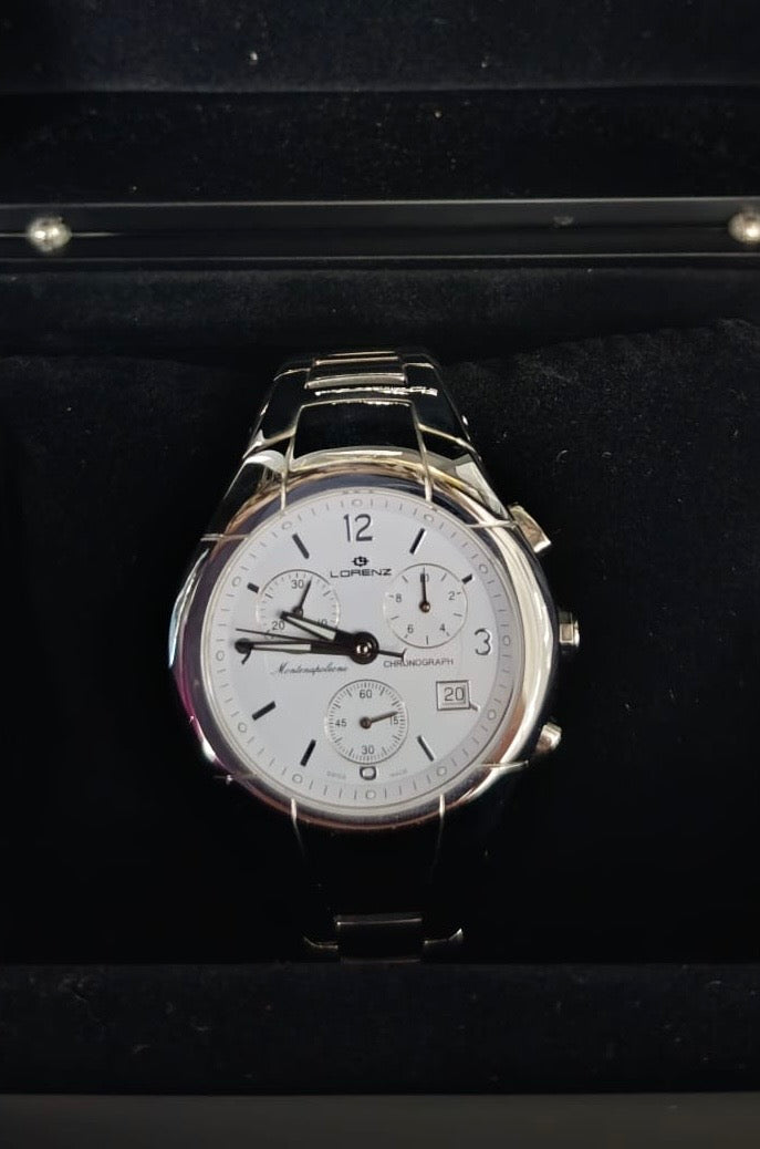 OROLOGIO UOMO LORENZ MONTENAPOLEONE ACCIAIO