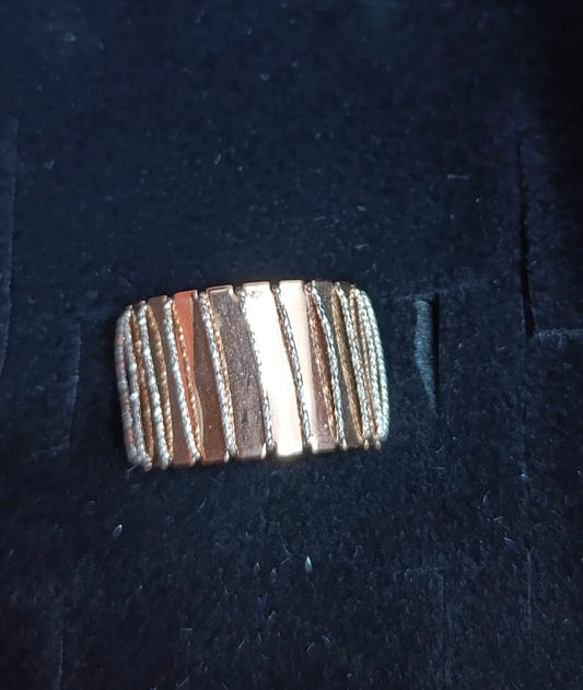 ANELLO FASCIA BICOLORE stroili