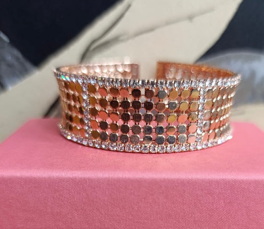 BRACCIALE RIGIDO DONNA ROSATO