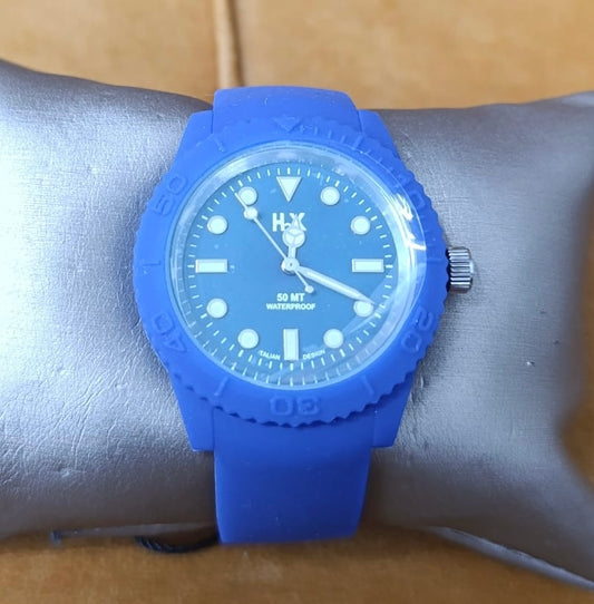 OROLOGIO DONNA H2X BLU CAUCCIÙ