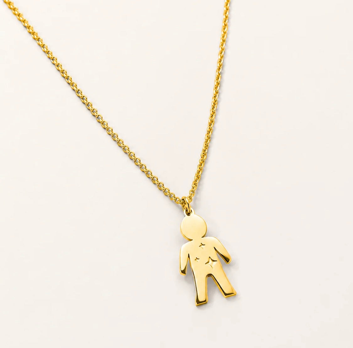 COLLANA BAMBINO ACCIAIO DORATO