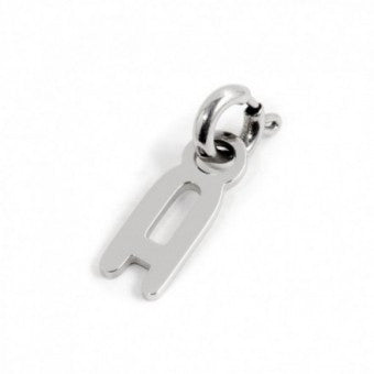 CHARM LETTERA ACCIAIO PVD